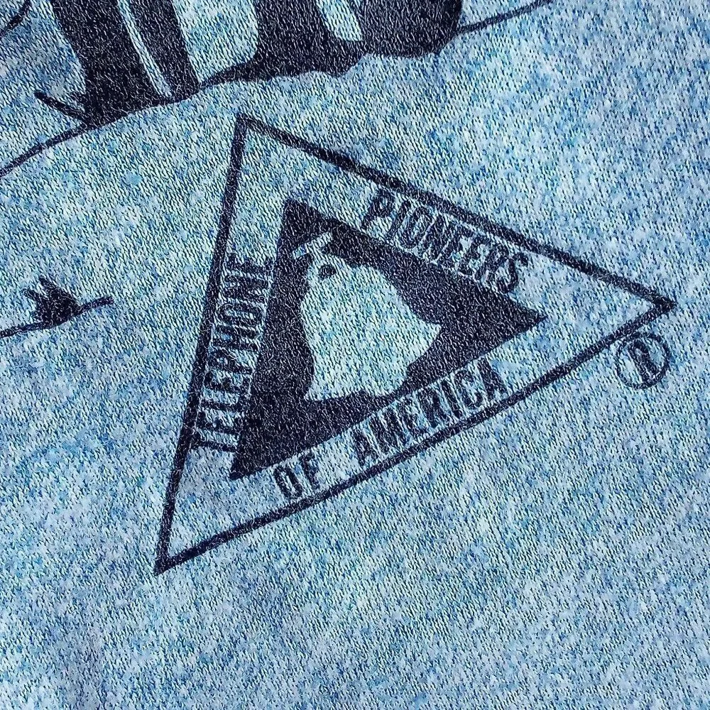 Deadstock Vintage Telephone Pioneers Of America Ringer T-Shirt - Picture 4 of 5